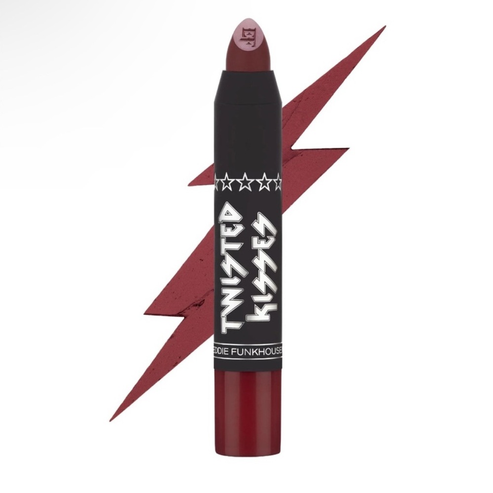 NWOT Eddie Funkhouser Twisted Kisses Matte Lip Crayon THE BIG TEASE